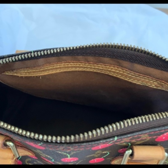 LOUIS VUITTON TAKASHI MURAKAMIS MONOGRAM CERISES SPEEDY 25 - Picture 12 of 14